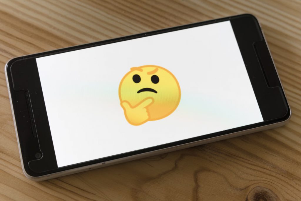 thinking emoji on a cell phone do I really need an estate plan?
